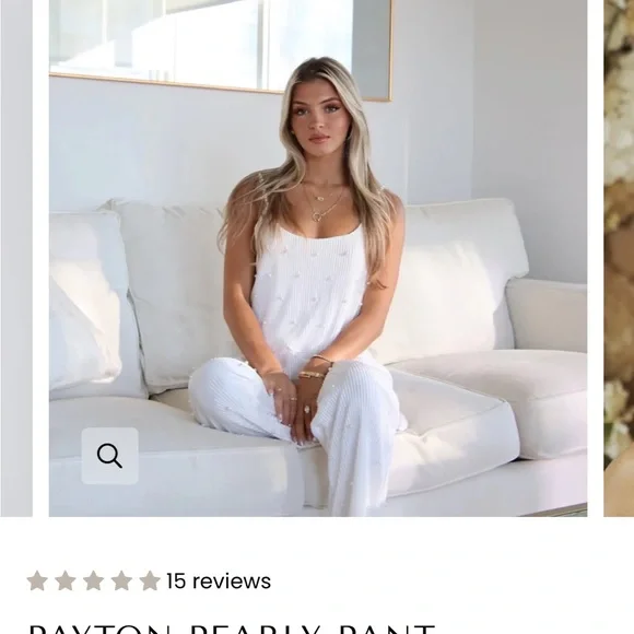 Payton Pearly Pant Bridal Set (Waverles) - Picture 4 of 5